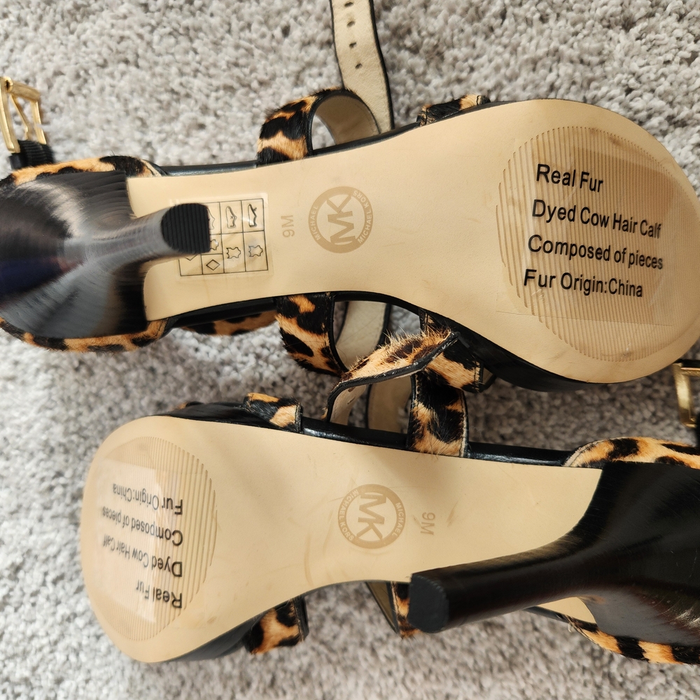 Brand New Michael Kors Brown and Black Heels with Elegant Stiletto - Picture 3 of 3